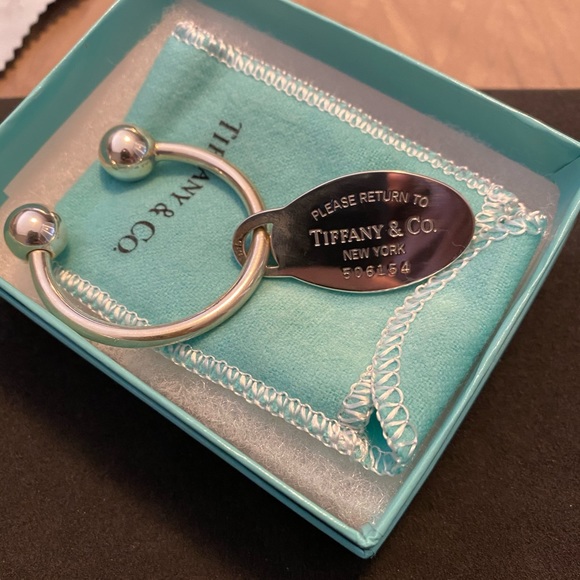 Tiffany sterling key chain - Picture 1 of 5